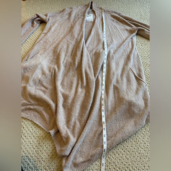NWT Barefoot Dreams CozyChic Lite Island Wrap Cardigan Size Large / XL Taupe - Picture 9 of 10